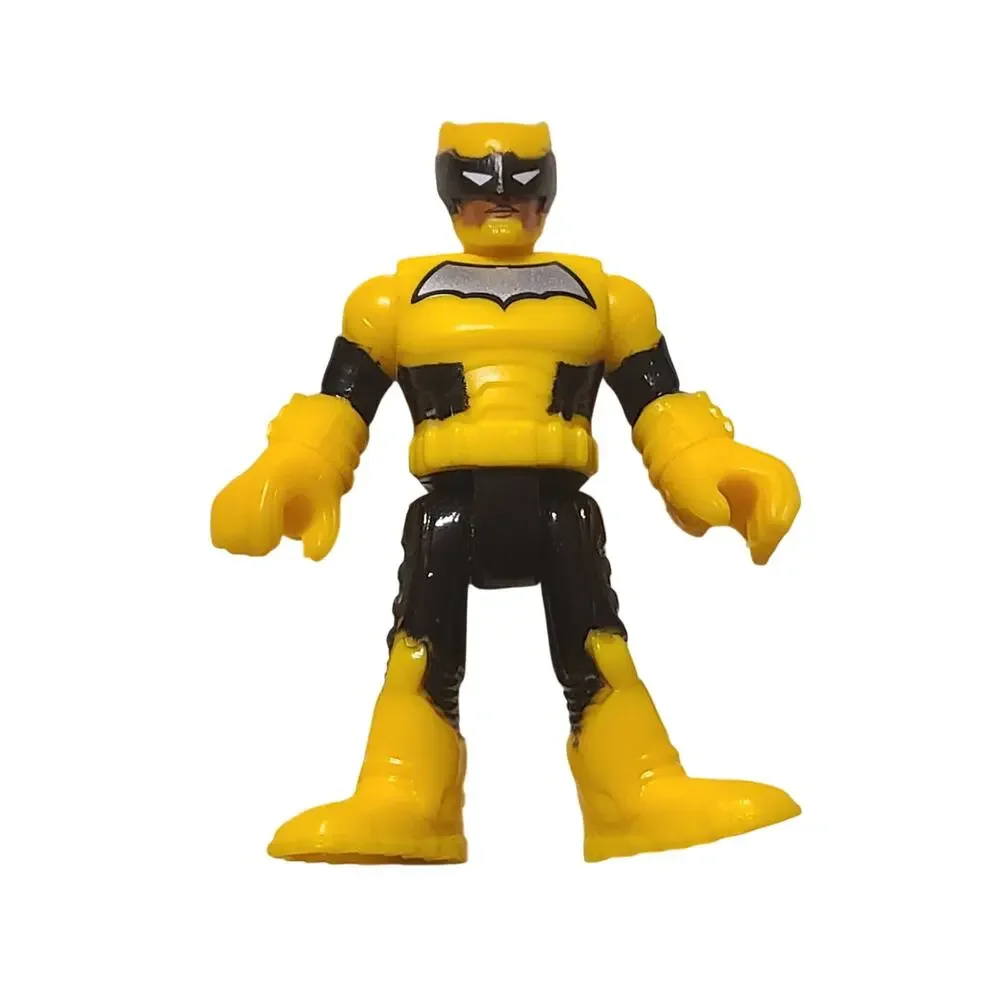 Fisher-Price Imaginext DC Comics Super Friends Yellow Batman Action Figure Toy